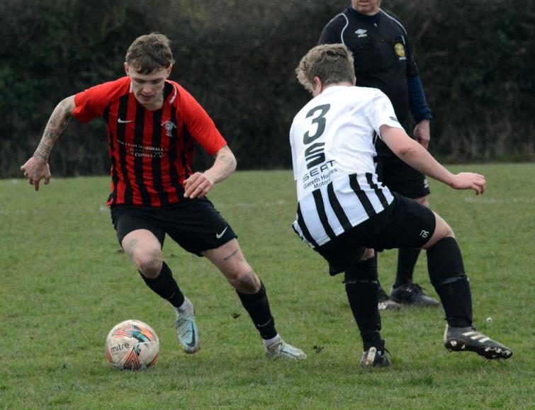 Will Haworth - scored the opener for Goodwick at Neyland - Pic Gordon Thomas